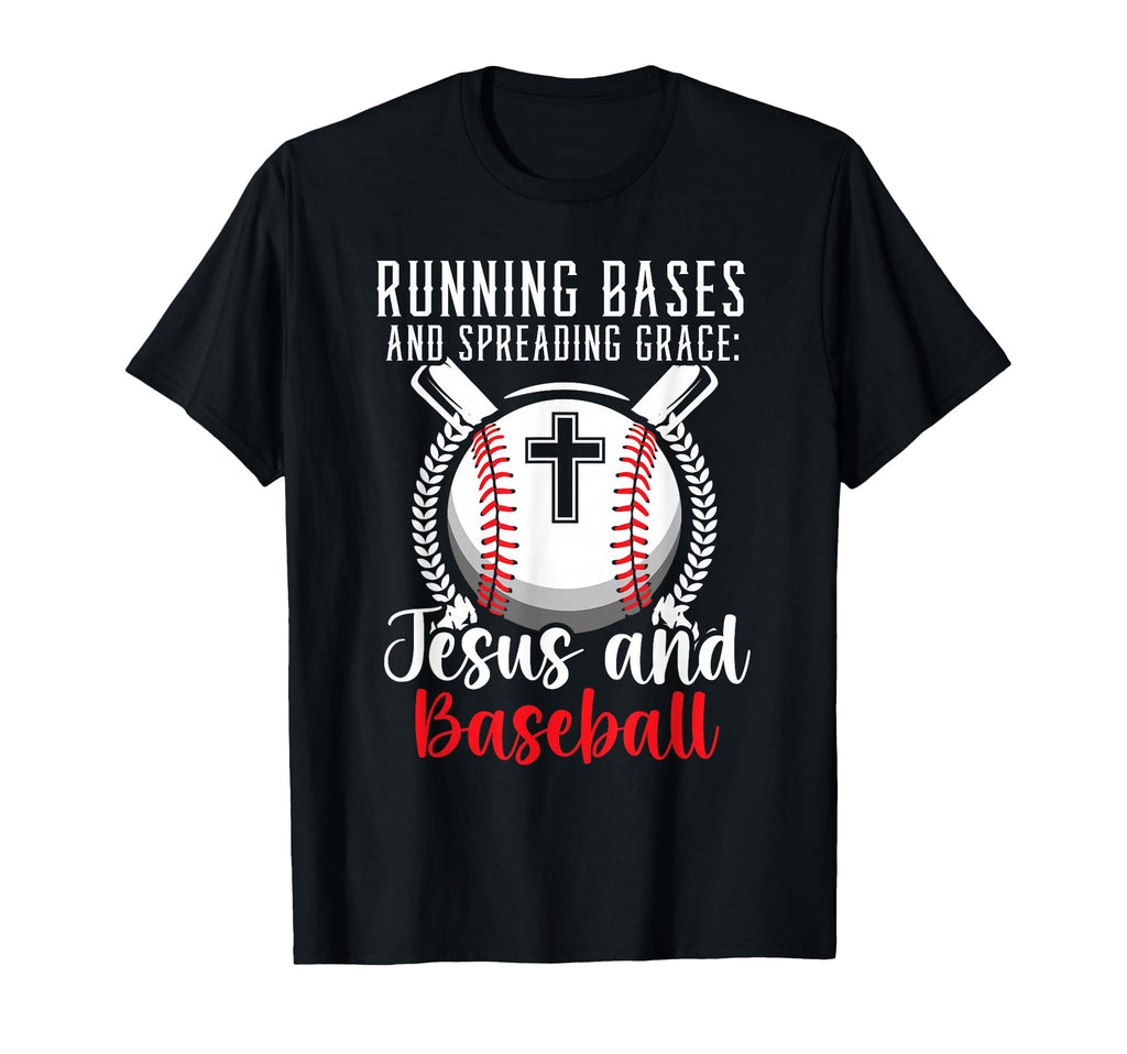 Baseball And Jesus Christian Baseball T-Shirt - Unique Graphic Men Women - T-Shirt, Sweatshirt, Hoodie
