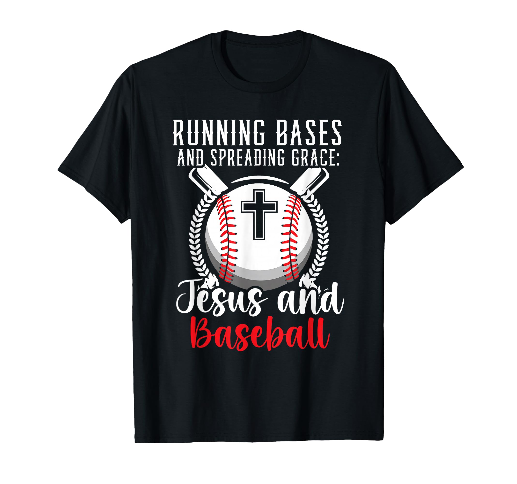 Baseball And Jesus Christian Baseball T-Shirt - Unique Graphic Men Women - T-Shirt, Sweatshirt, Hoodie