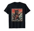 Rock Guitarist Cat Band Gift T-Shirt - Fun Novelty Design for Adults - T-Shirt, Sweatshirt, Hoodie