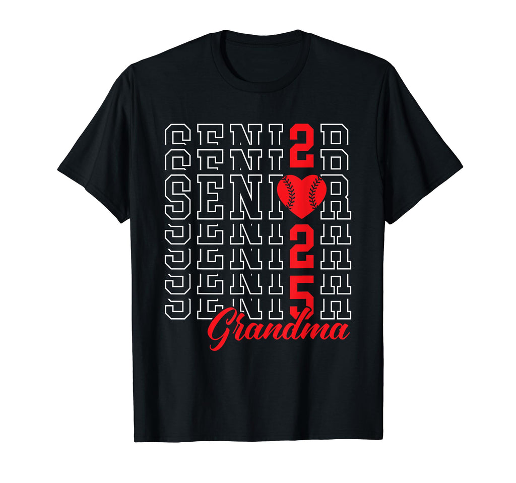 Baseball Senior Grandma T-Shirt - Casual Everyday Wear Men Women - T-Shirt, Sweatshirt, Hoodie