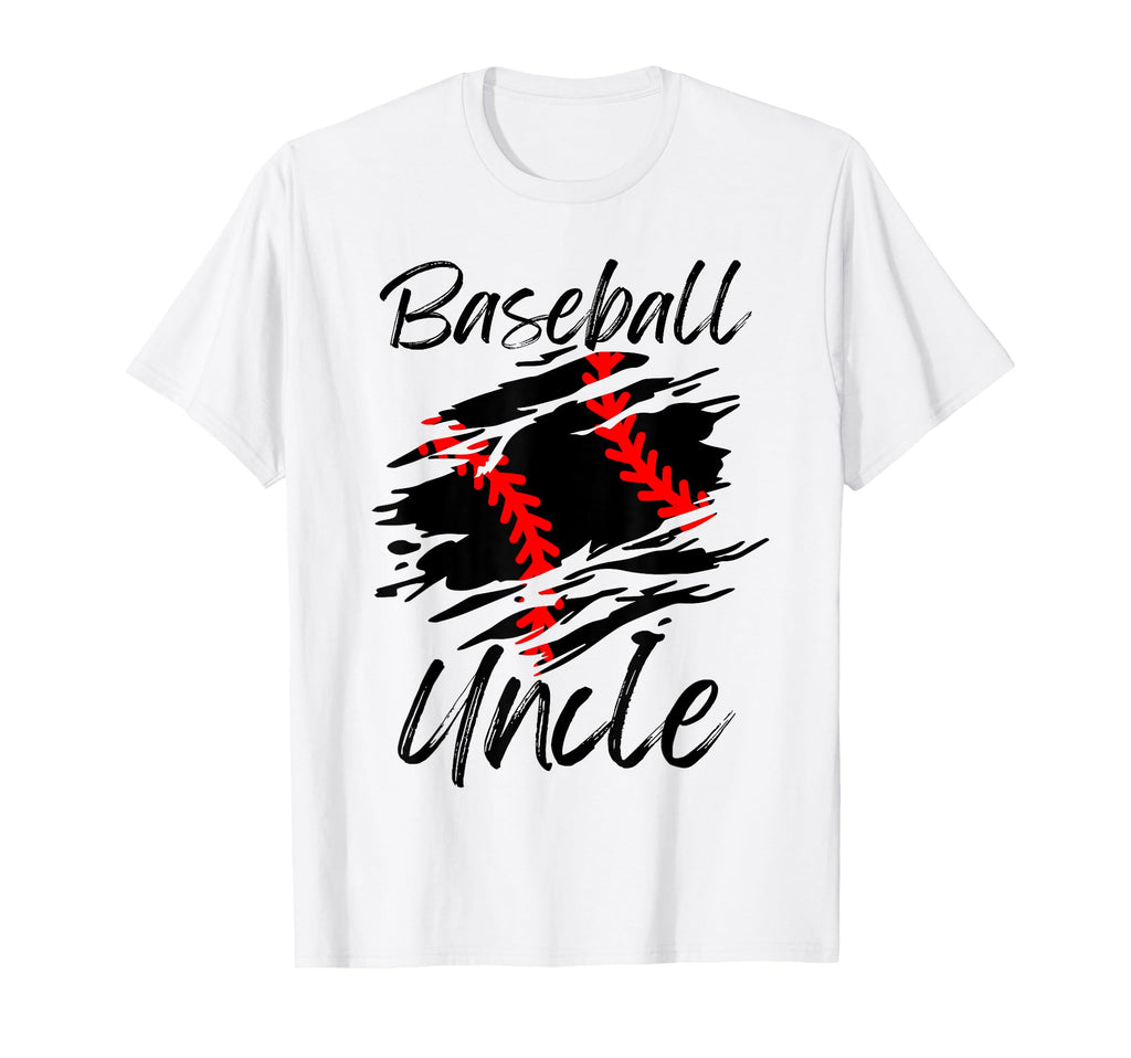 Baseball Uncle Family Matching Funny T-Shirt - Minimalist Print Men Women - T-Shirt, Sweatshirt, Hoodie