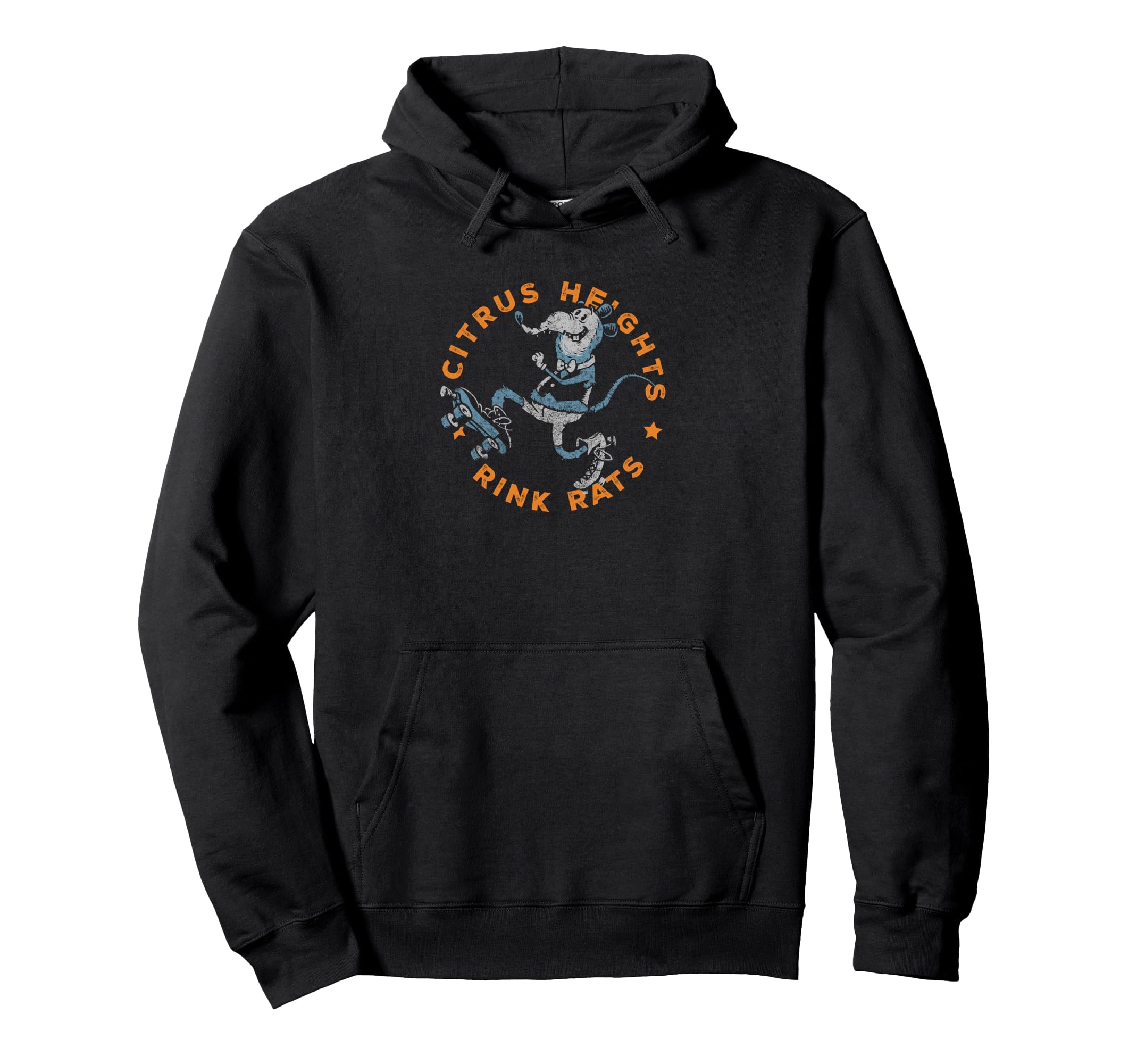 Rink Rat Citrus Heights Sacramento Roller Hoodie - Streetwear Style Unisex - T-Shirt, Sweatshirt, Hoodie