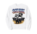 Skunk 70S 90S Skunk Animal Lover Sweatshirt - Novelty Apparel for Adults - T-Shirt, Sweatshirt, Hoodie