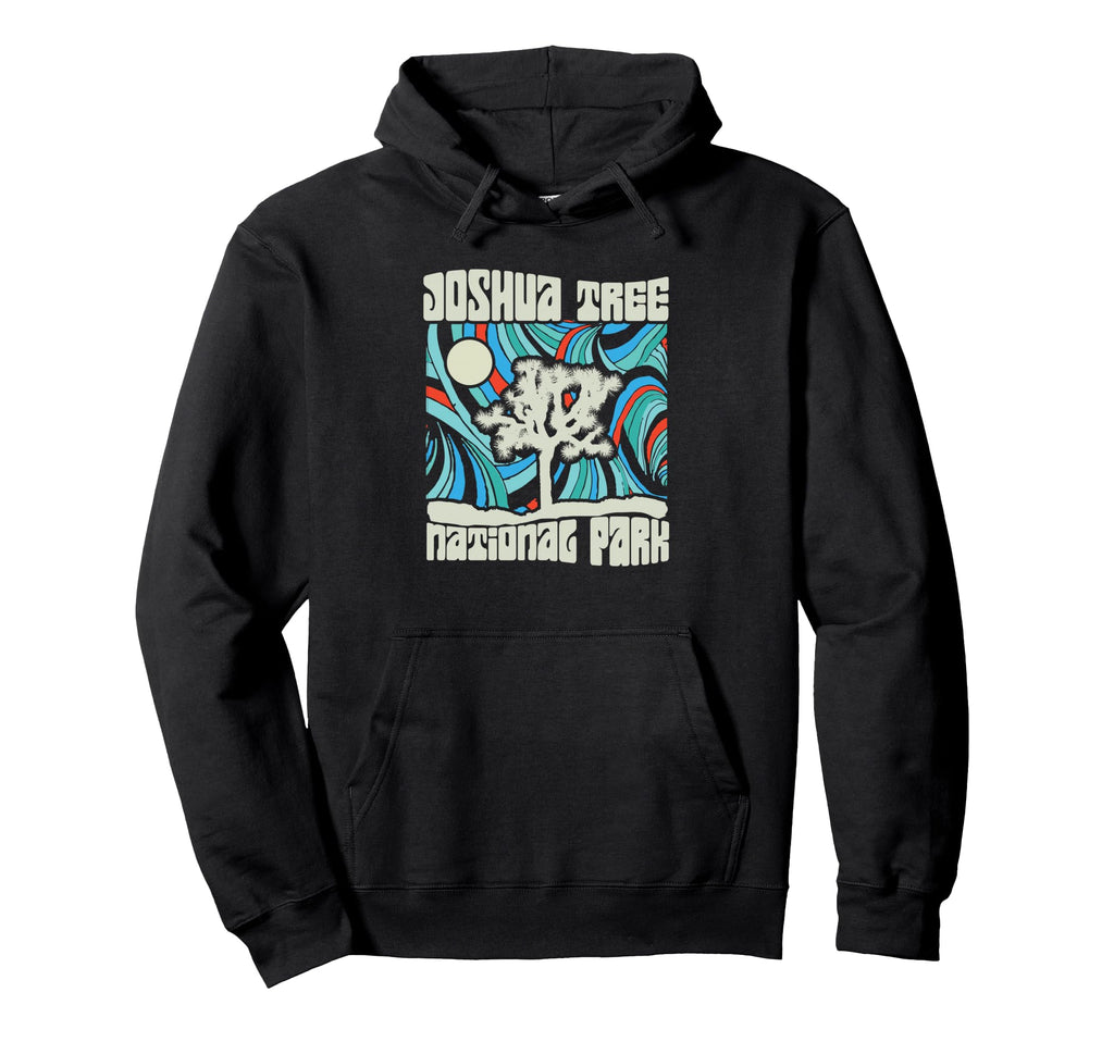 Joshua Tree National Park Psychedelic Hoodie - Unique Graphic for Adults - T-Shirt, Sweatshirt, Hoodie