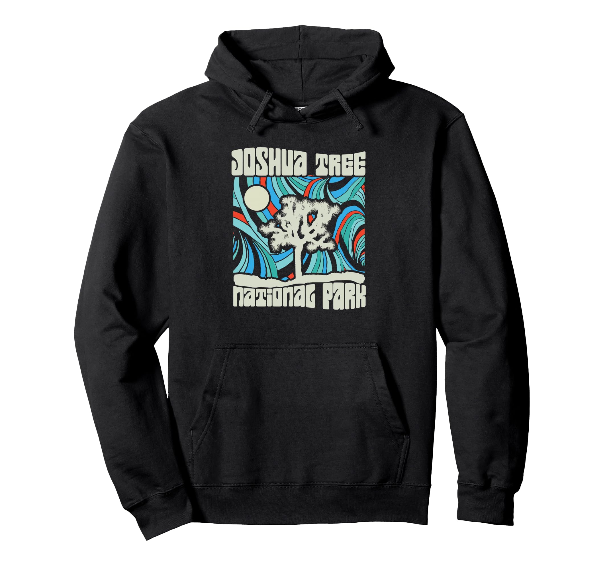 Joshua Tree National Park Psychedelic Hoodie - Unique Graphic for Adults - T-Shirt, Sweatshirt, Hoodie