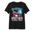 Baseball Or Bows Brother Loves You T-Shirt - Aesthetic Graphic Unisex - T-Shirt, Sweatshirt, Hoodie