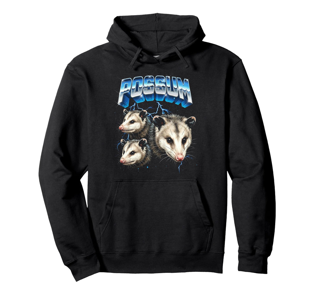 Possum 80S Funny Opossum Silly 90S Hoodie - Fun Novelty Design for Adults - T-Shirt, Sweatshirt, Hoodie