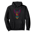 Cosmic Owl Wisdom Boho Hippie Mandala Moon Hoodie - Unique Graphic Unisex - T-Shirt, Sweatshirt, Hoodie