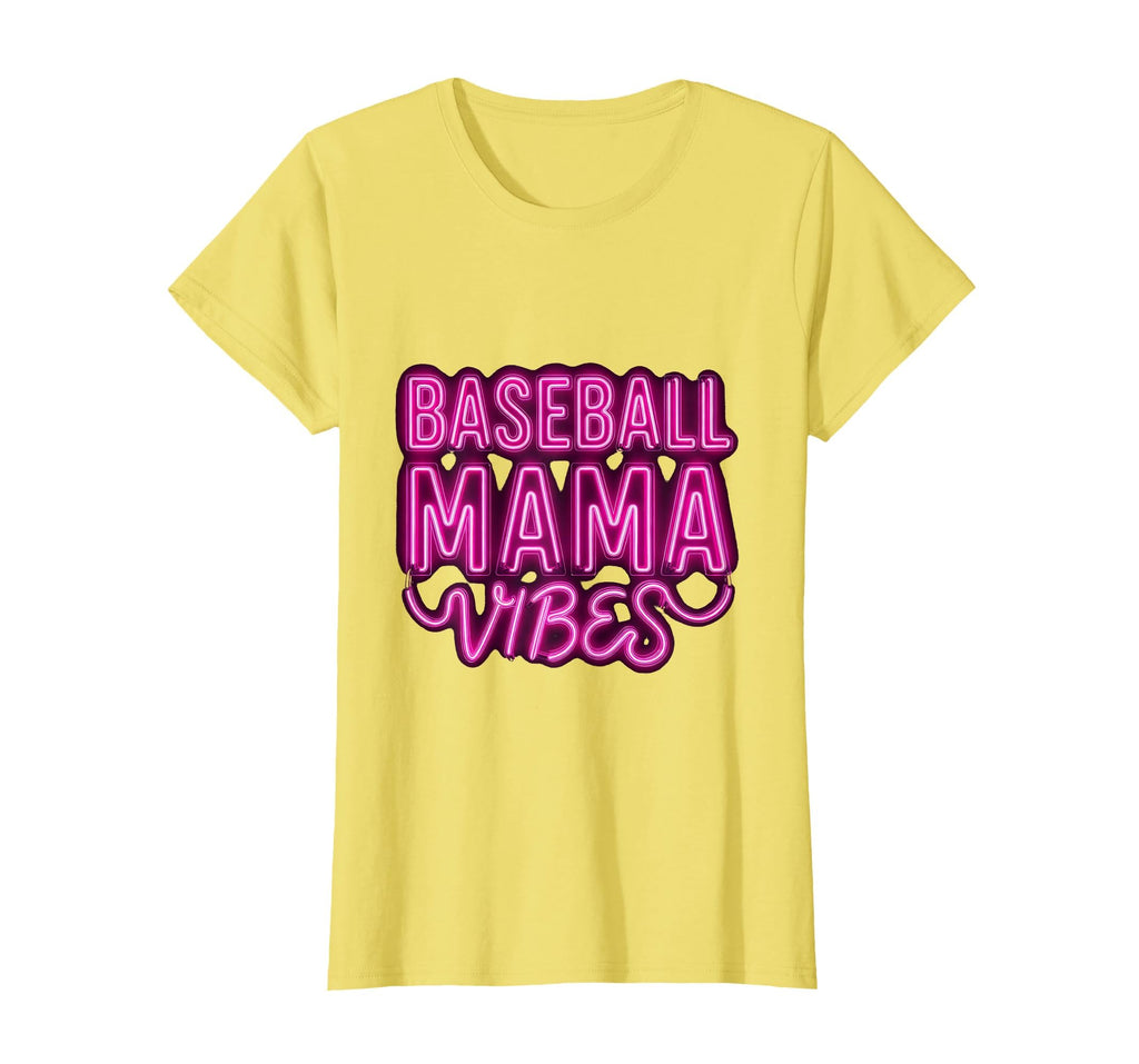 Baseball Mama Vibes Proud Sports Mom T-Shirt - Trendy Graphic Unisex - T-Shirt, Sweatshirt, Hoodie