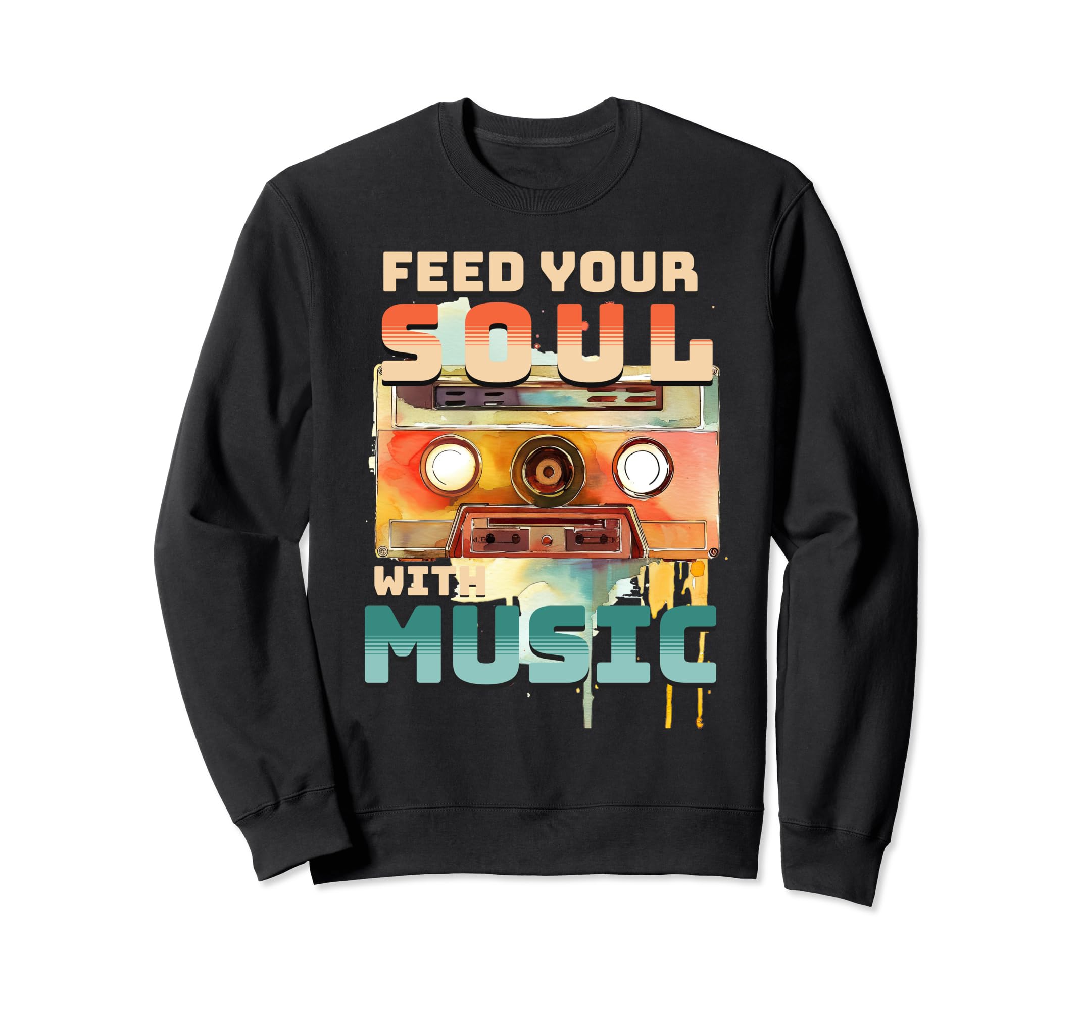 Cassette Tape 80S 90S Music Sweatshirt - Fun Novelty Design Men Women - T-Shirt, Sweatshirt, Hoodie