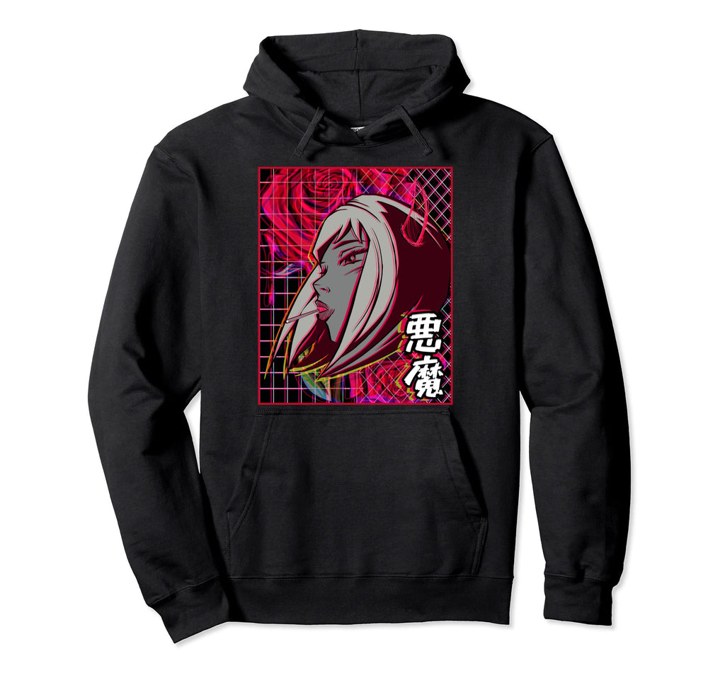 Vaporwave Japanese Retrowave Hoodie - Casual Everyday Wear for Adults - T-Shirt, Sweatshirt, Hoodie