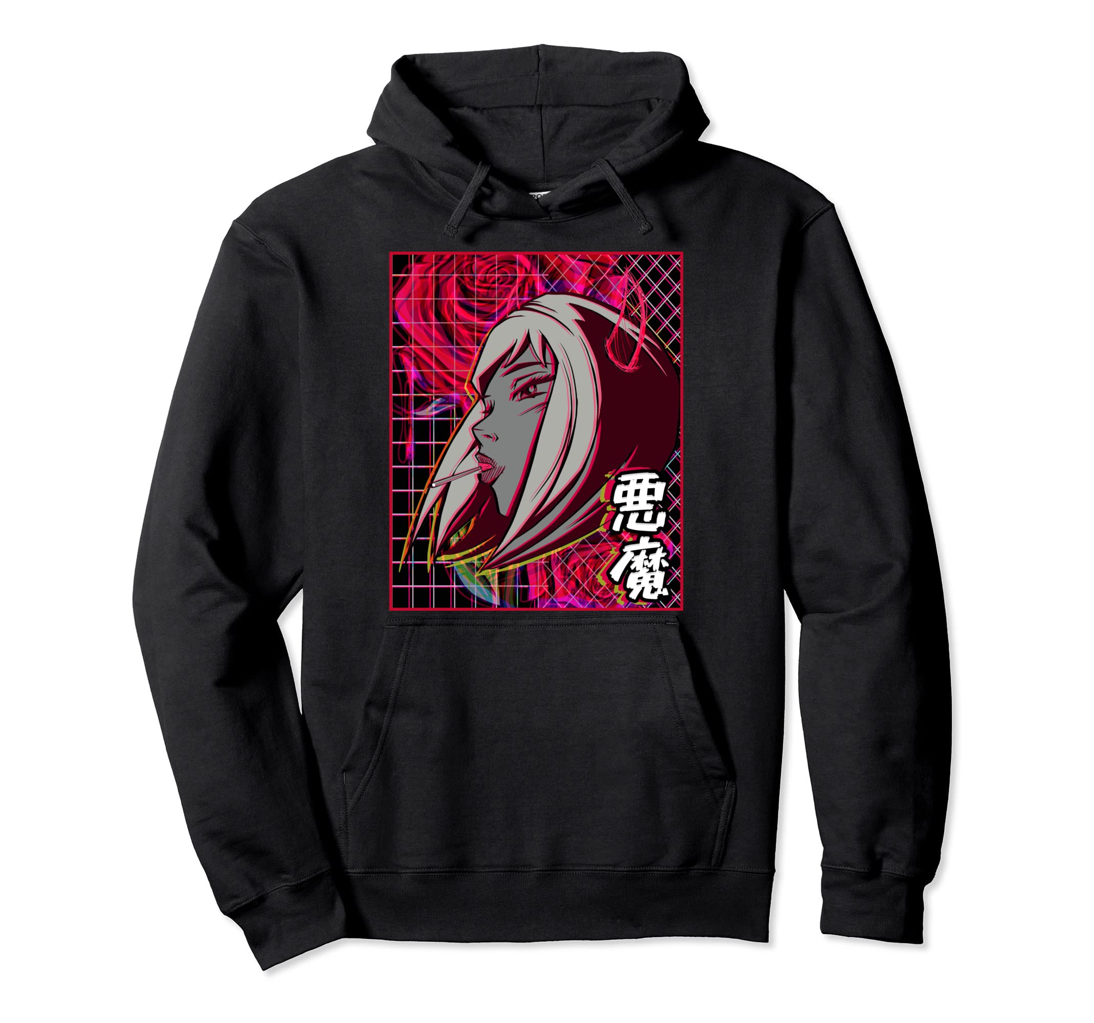 Vaporwave Japanese Retrowave Hoodie - Casual Everyday Wear for Adults - T-Shirt, Sweatshirt, Hoodie