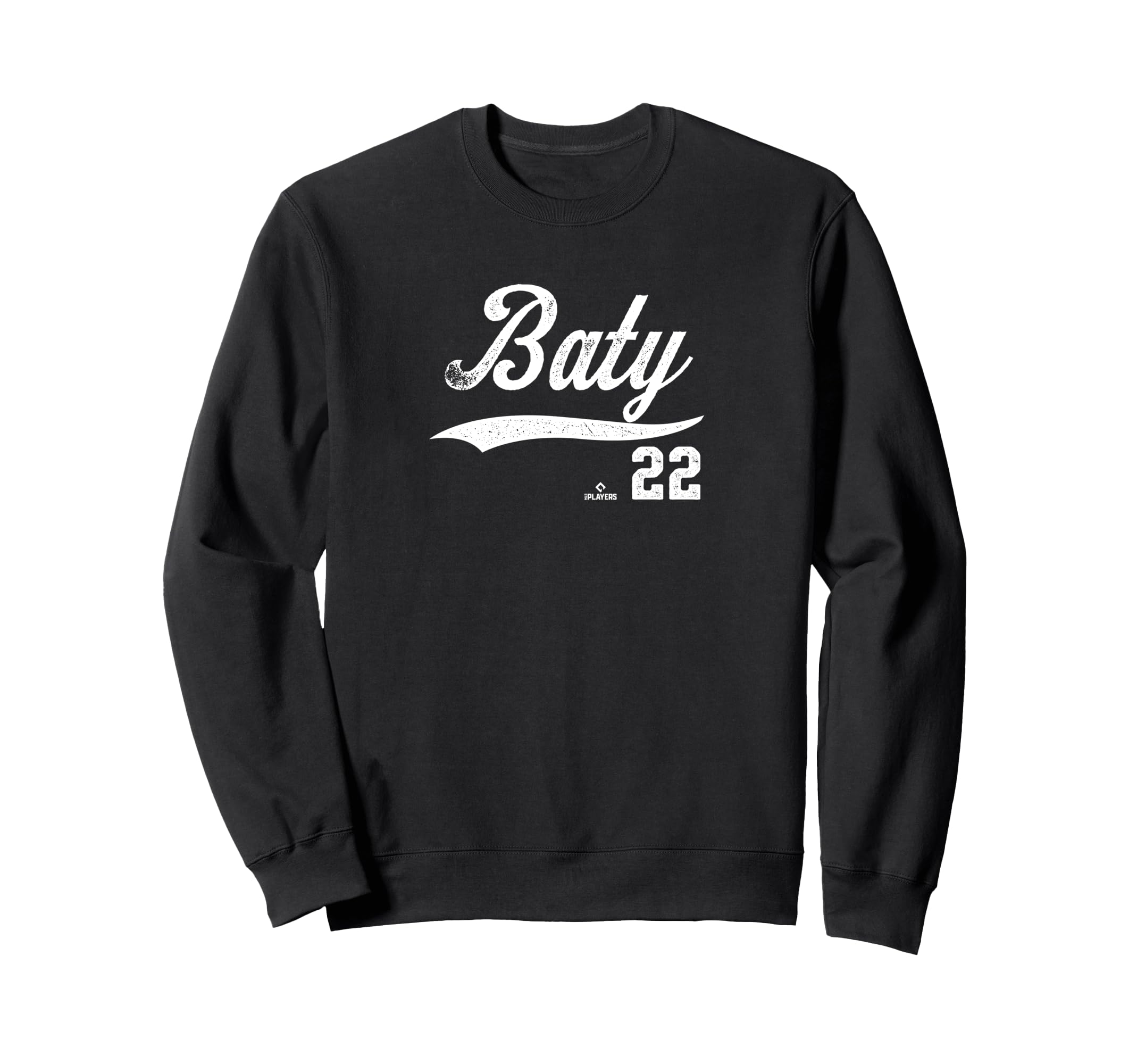 Distressed Swoosh Brett Baty New York Sweatshirt - Unique Graphic Unisex - T-Shirt, Sweatshirt, Hoodie