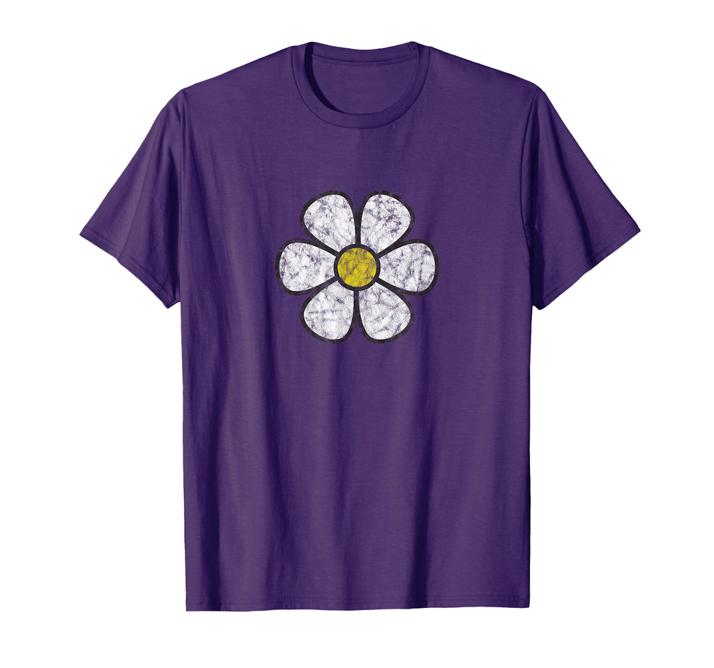 Hippie Daisy Flower Boho Groovy T-Shirt - Custom Art Print Men Women - T-Shirt, Sweatshirt, Hoodie