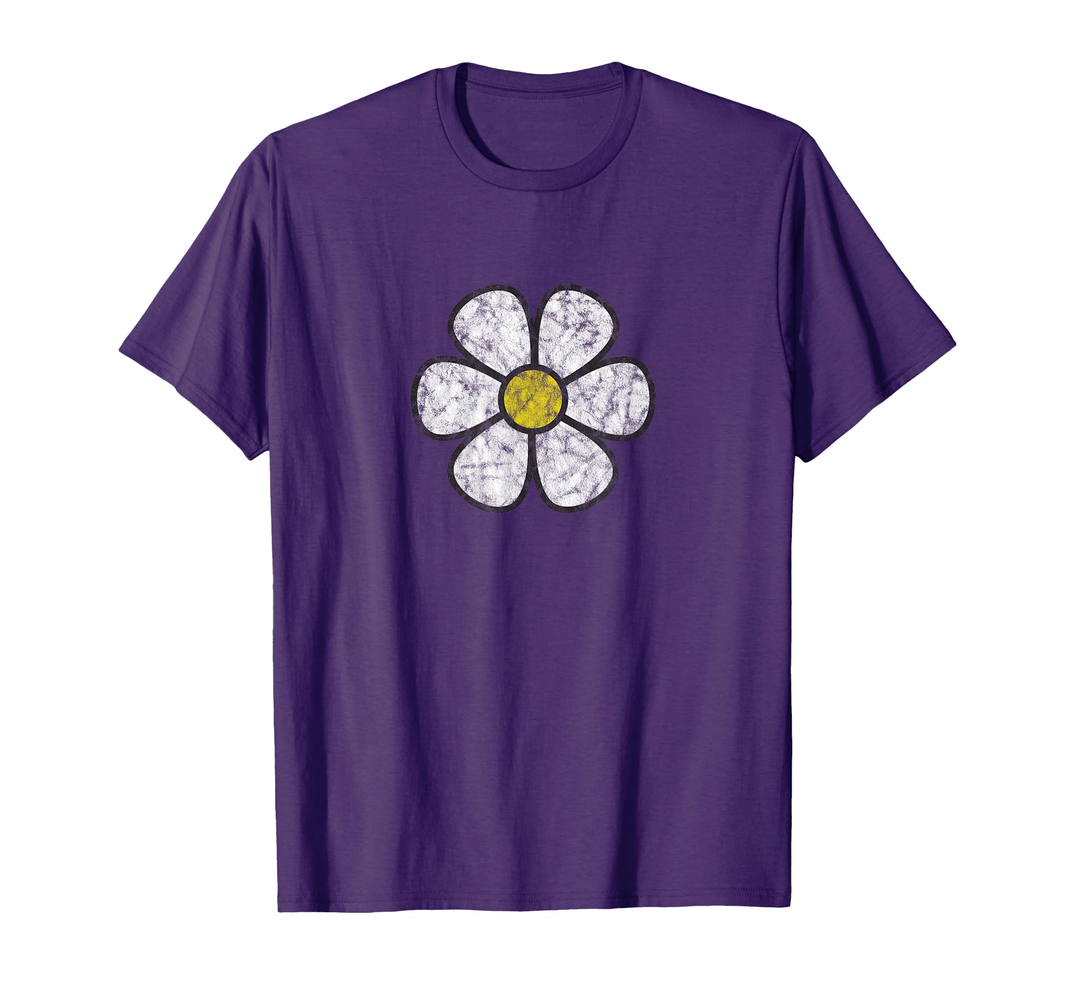 Hippie Daisy Flower Boho Groovy T-Shirt - Custom Art Print Men Women - T-Shirt, Sweatshirt, Hoodie