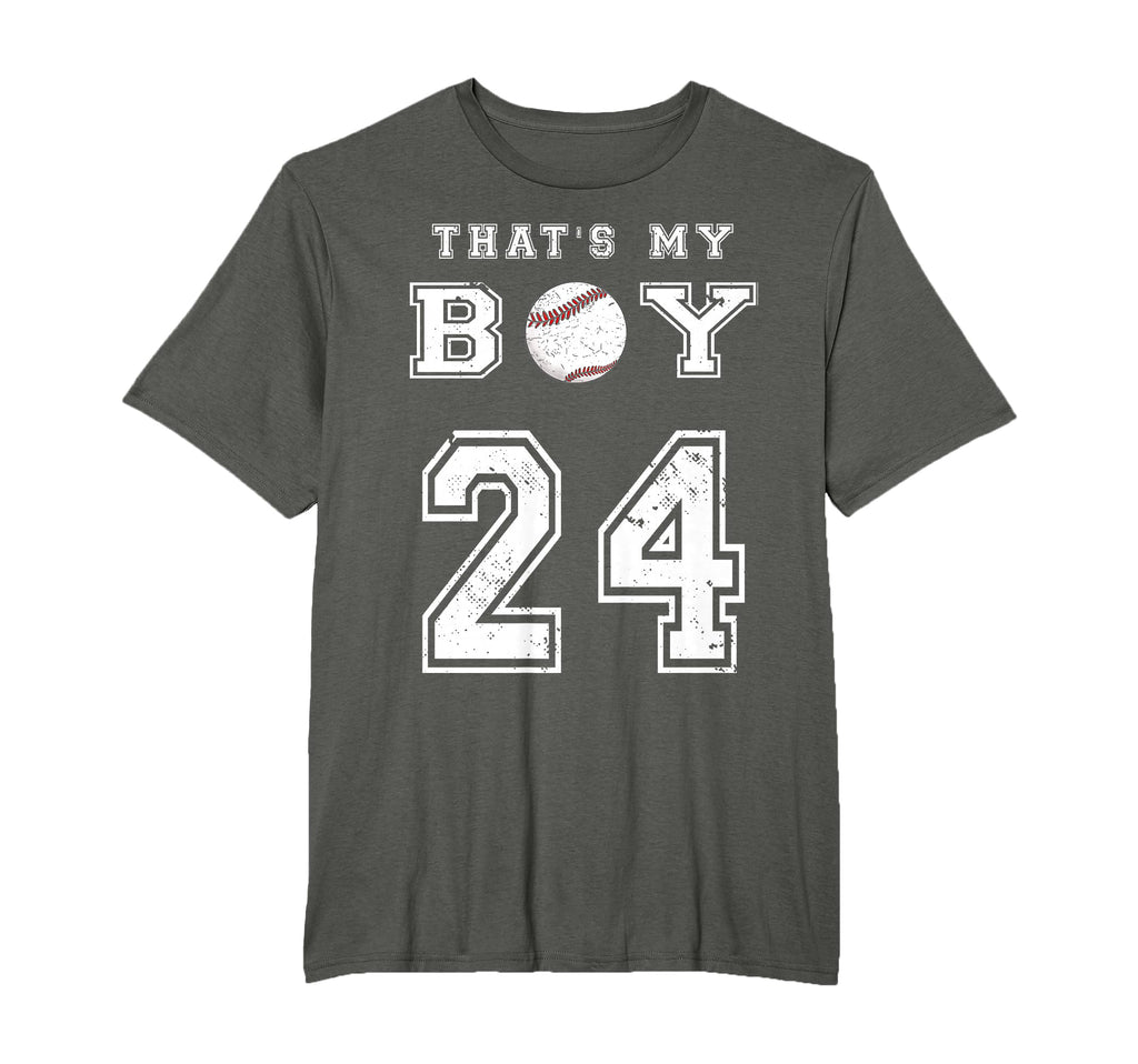 Thats My Baseball 24 Jersey Number T-Shirt - Streetwear Style Men Women - T-Shirt, Sweatshirt, Hoodie