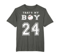 Thats My Baseball 24 Jersey Number T-Shirt - Streetwear Style Men Women - T-Shirt, Sweatshirt, Hoodie