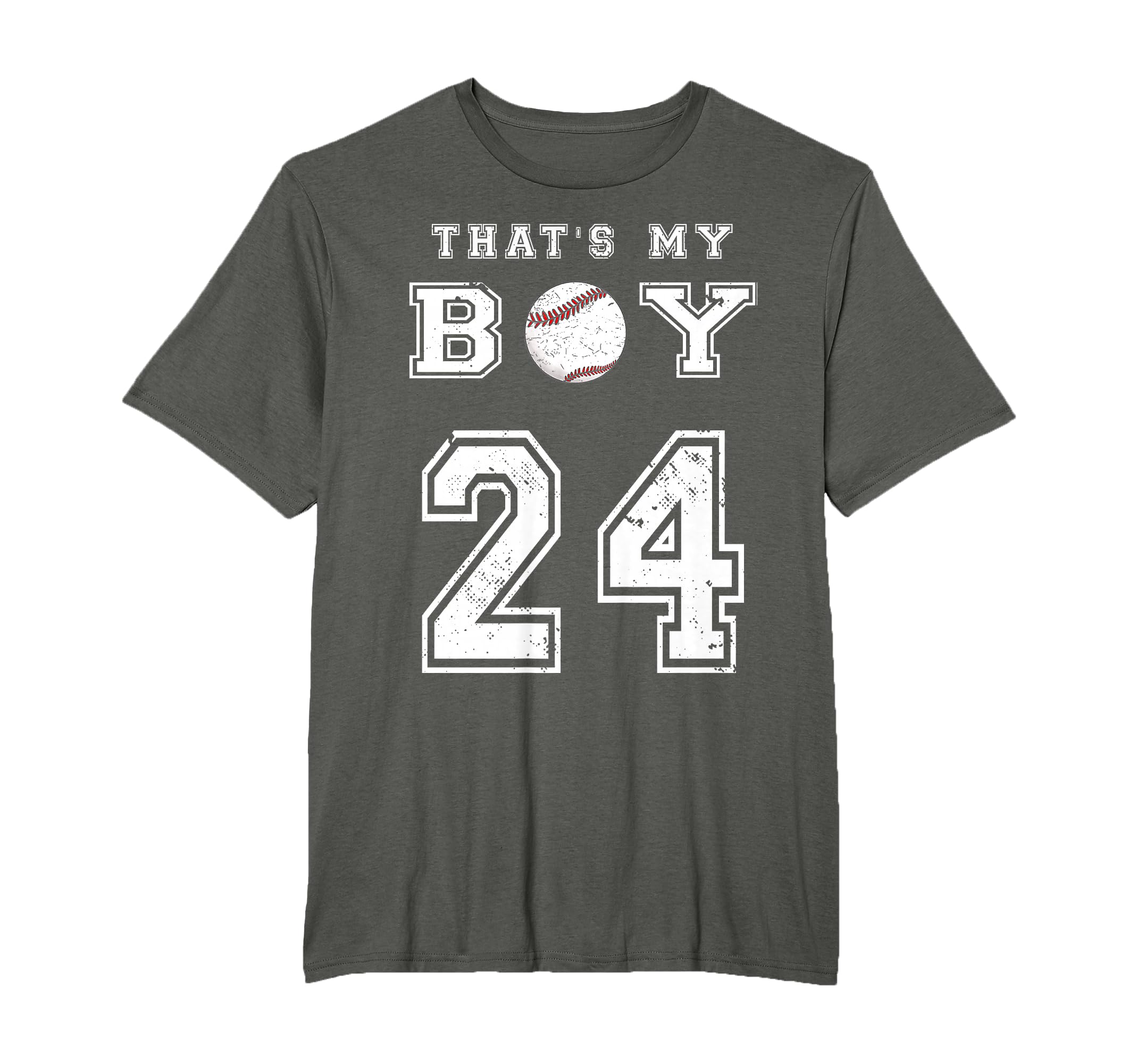 Thats My Baseball 24 Jersey Number T-Shirt - Streetwear Style Men Women - T-Shirt, Sweatshirt, Hoodie