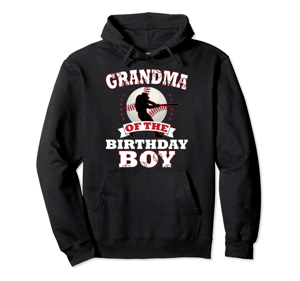 Grandma Birthday Baseball Lover Hoodie - Fun Novelty Design for Adults - T-Shirt, Sweatshirt, Hoodie