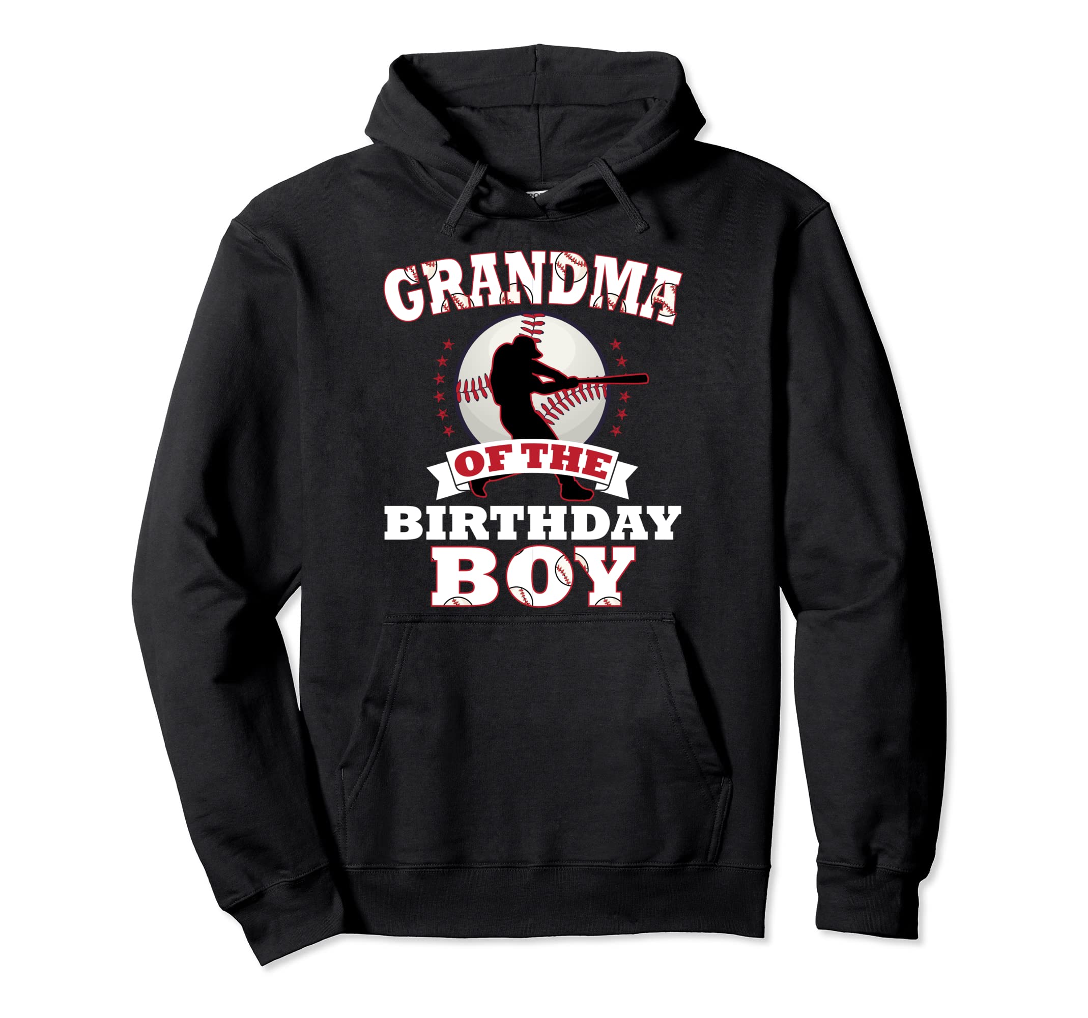 Grandma Birthday Baseball Lover Hoodie - Fun Novelty Design for Adults - T-Shirt, Sweatshirt, Hoodie
