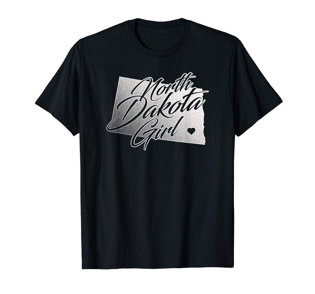 North Dakota Distressed State T-Shirt - Casual Everyday Wear for Adults - T-Shirt, Sweatshirt, Hoodie