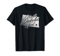 North Dakota Distressed State T-Shirt - Casual Everyday Wear for Adults - T-Shirt, Sweatshirt, Hoodie