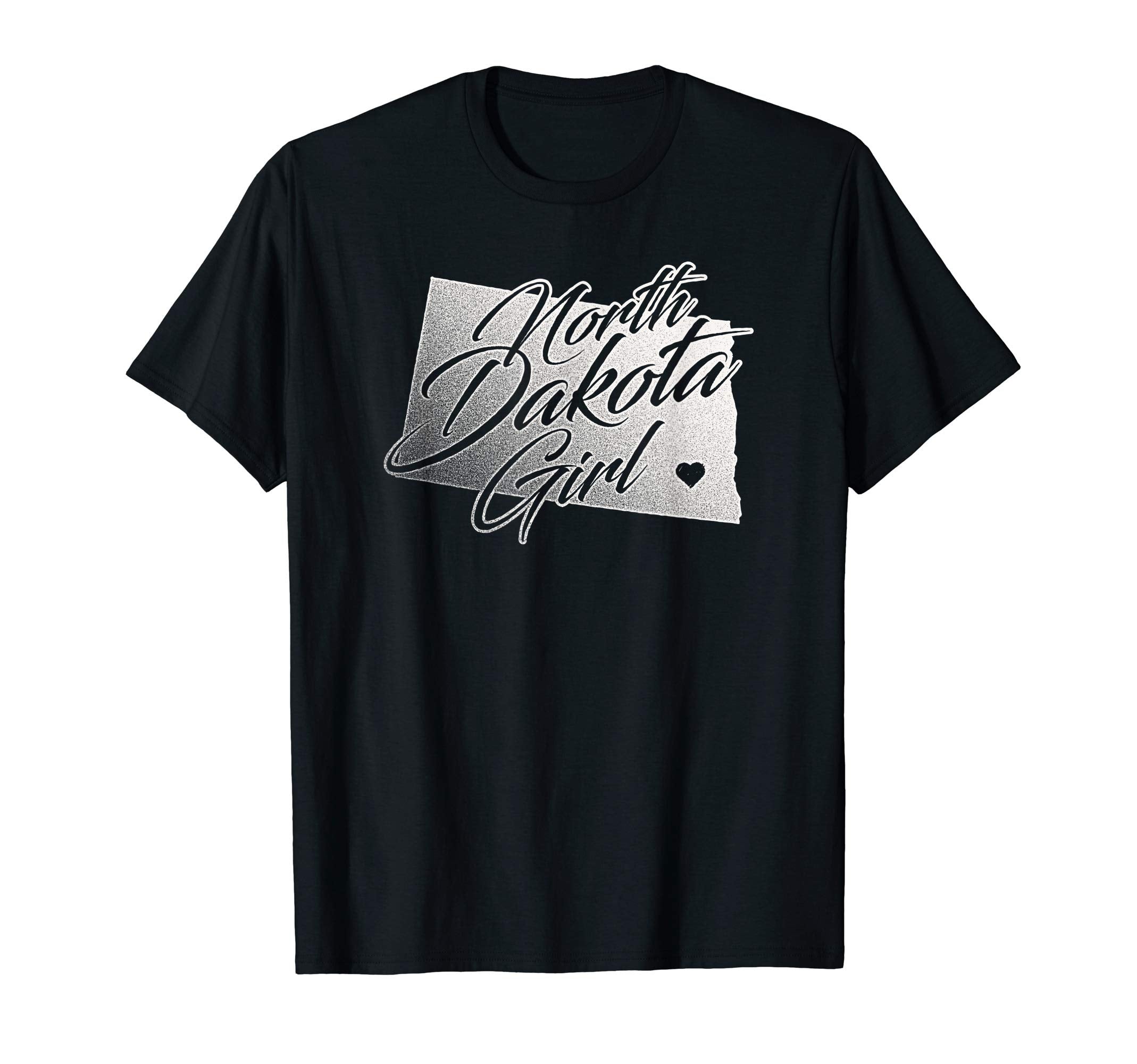 North Dakota Distressed State T-Shirt - Casual Everyday Wear for Adults - T-Shirt, Sweatshirt, Hoodie