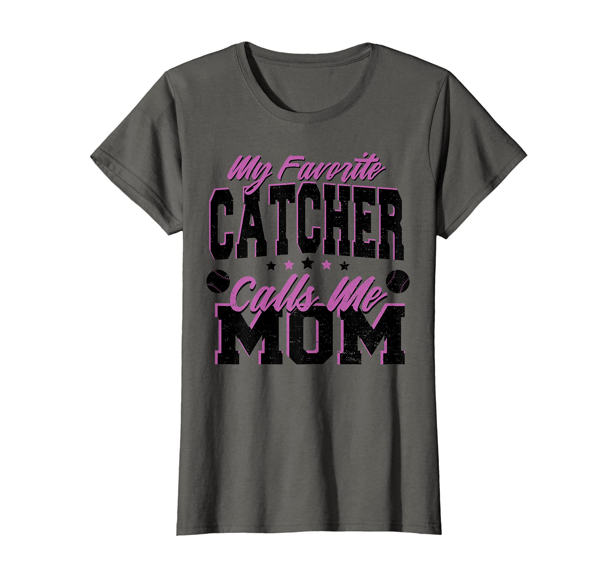 Womens Mother My Favorite Catcher T-Shirt - Fun Novelty Design for Adults - T-Shirt, Sweatshirt, Hoodie
