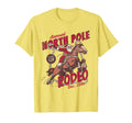 North Pole Rodeo Cowboy Santa Country T-Shirt - Minimalist Print for Adults - T-Shirt, Sweatshirt, Hoodie