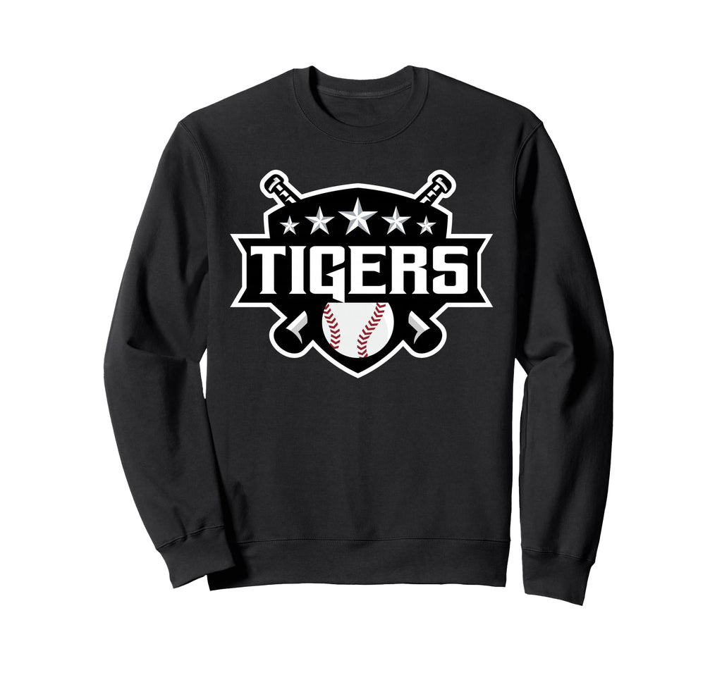 Tigers Baseball Sports Game Day Sweatshirt - Fun Novelty Design Men Women - T-Shirt, Sweatshirt, Hoodie
