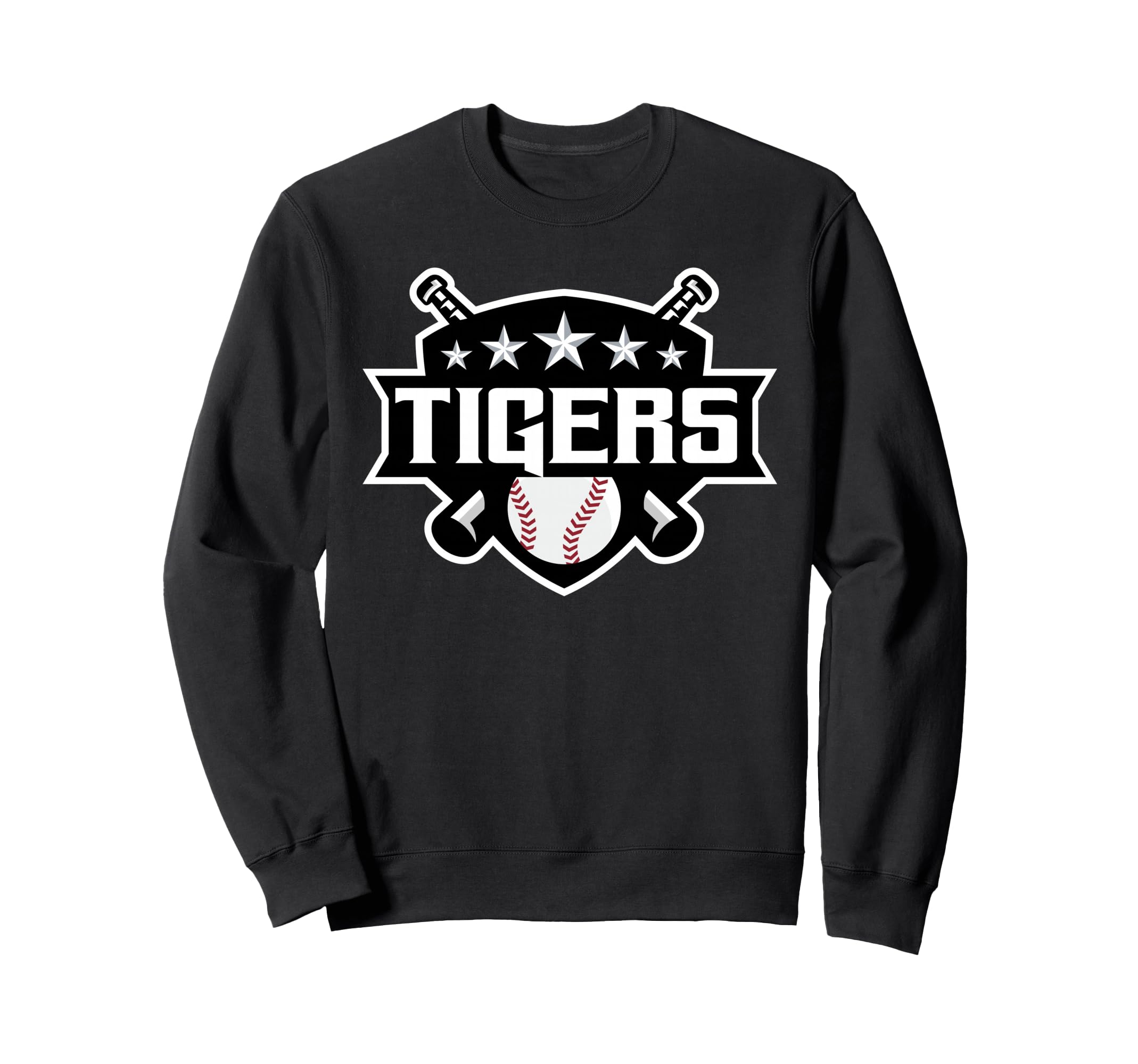 Tigers Baseball Sports Game Day Sweatshirt - Fun Novelty Design Men Women - T-Shirt, Sweatshirt, Hoodie