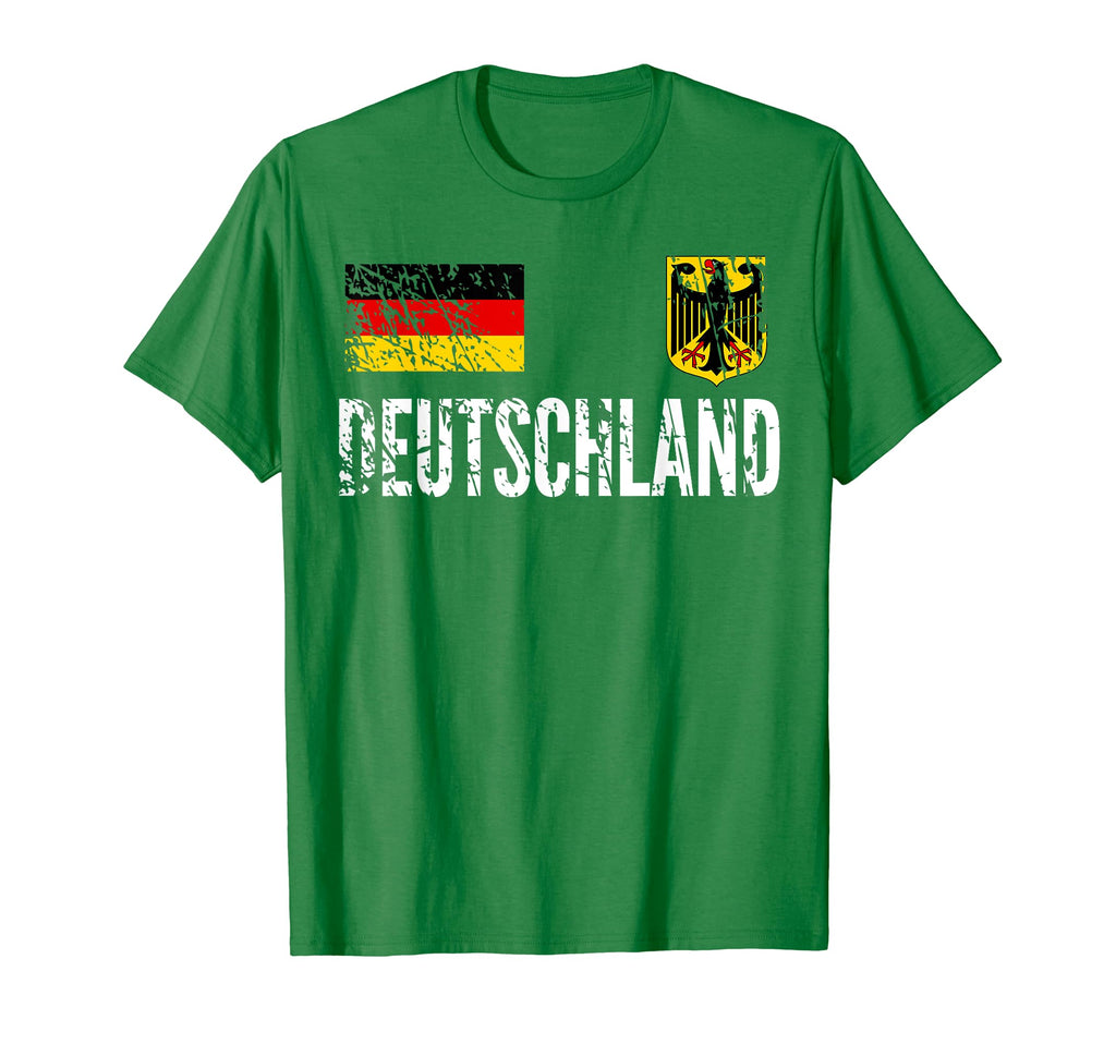Germany Soccer Jersey Distressed Sweatshirt - Novelty Apparel Unisex - T-Shirt, Sweatshirt, Hoodie
