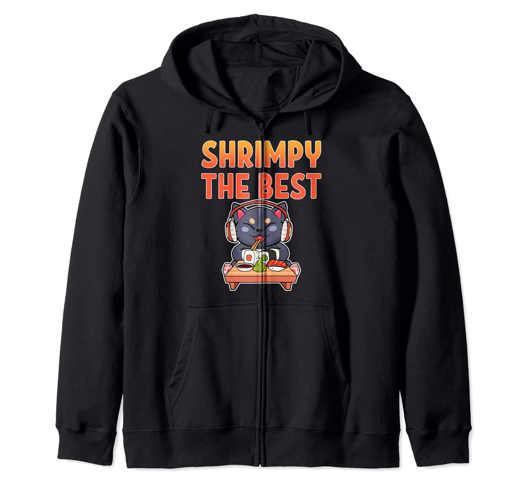 Kawaii Sushi Lover Cats Japan Sweatshirt - Unique Graphic for Adults - T-Shirt, Sweatshirt, Hoodie
