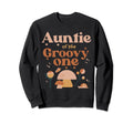 Auntie Groovy One Boho 1St Birthday Sweatshirt - Unique Graphic Men Women - T-Shirt, Sweatshirt, Hoodie