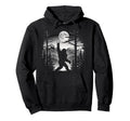 Bigfoot Rock Moon Forest Sasquatch Hoodie - Custom Art Print Men Women - T-Shirt, Sweatshirt, Hoodie