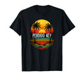 Ocean Wave Sunset Palm Tree Perdido Key T-Shirt - Novelty Apparel Unisex - T-Shirt, Sweatshirt, Hoodie