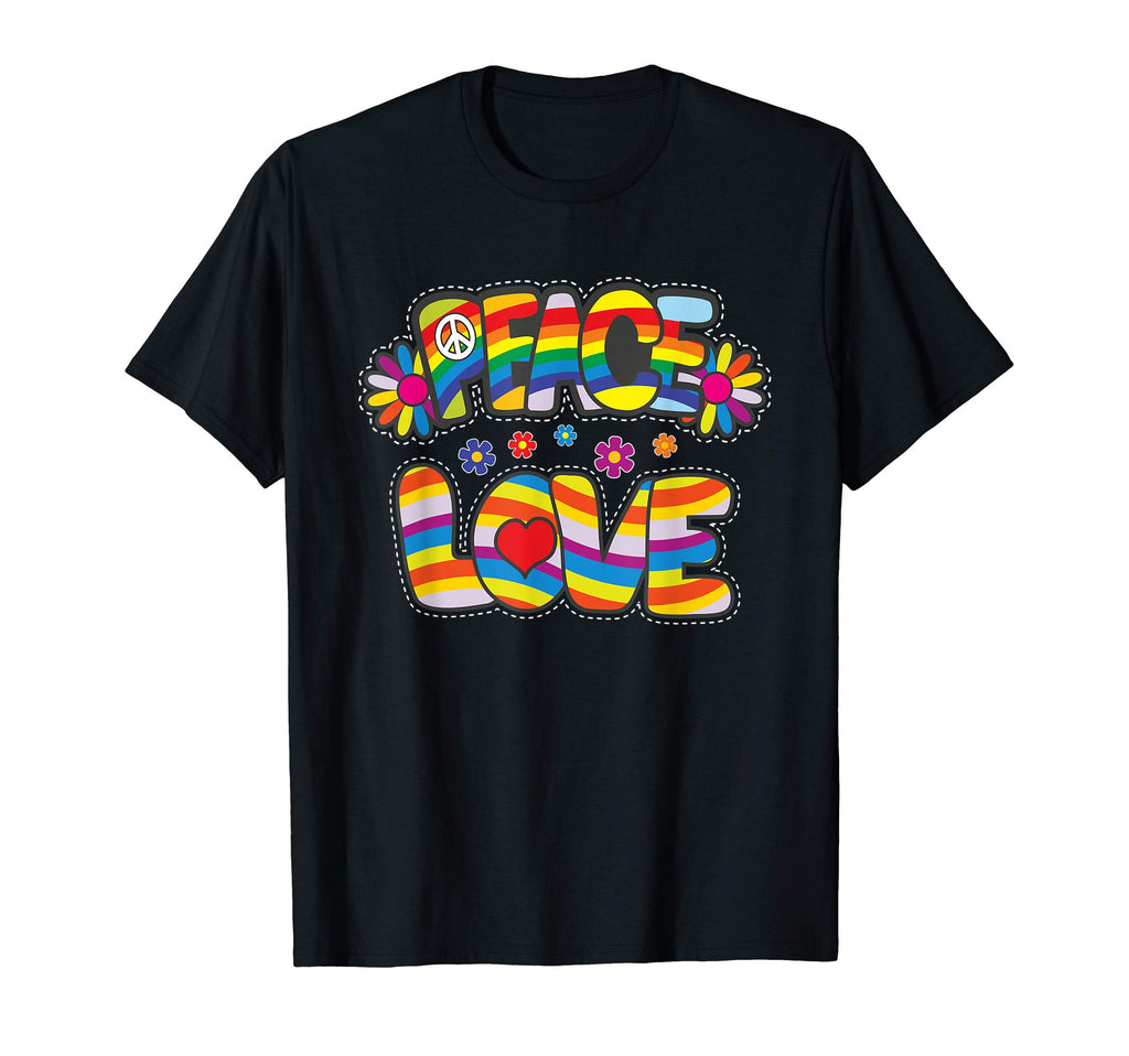 Peace Love Peace T-Shirt - Aesthetic Graphic for Adults - T-Shirt, Sweatshirt, Hoodie