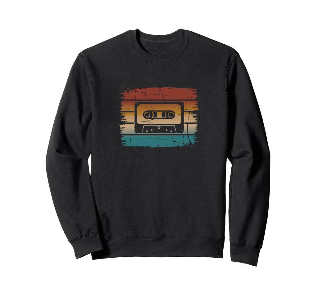 Cassette Tape Music Sweatshirt - Unique Graphic Men Women - T-Shirt, Sweatshirt, Hoodie