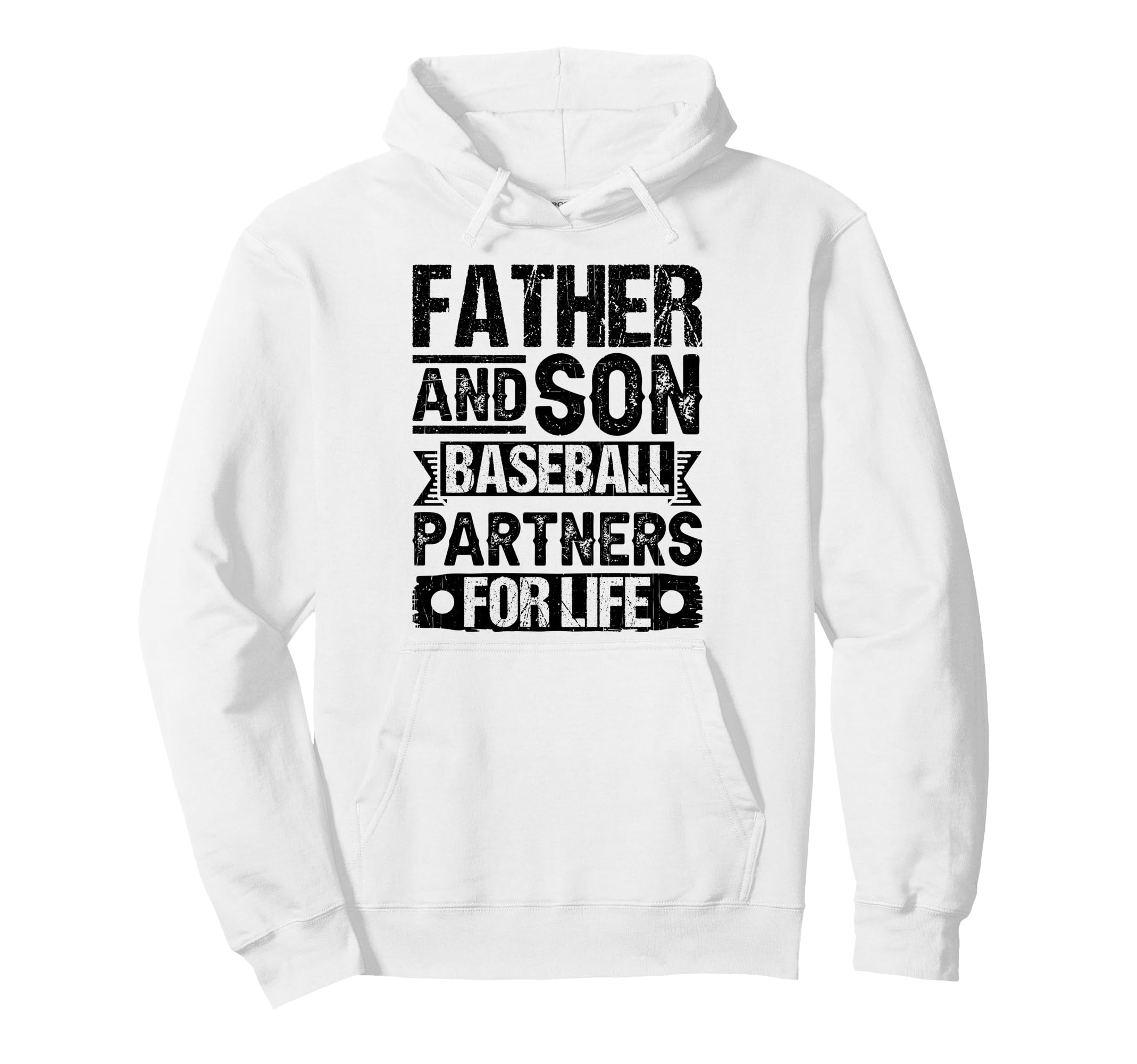Father Son Baseball Partners Life Hoodie - Novelty Apparel Men Women - T-Shirt, Sweatshirt, Hoodie
