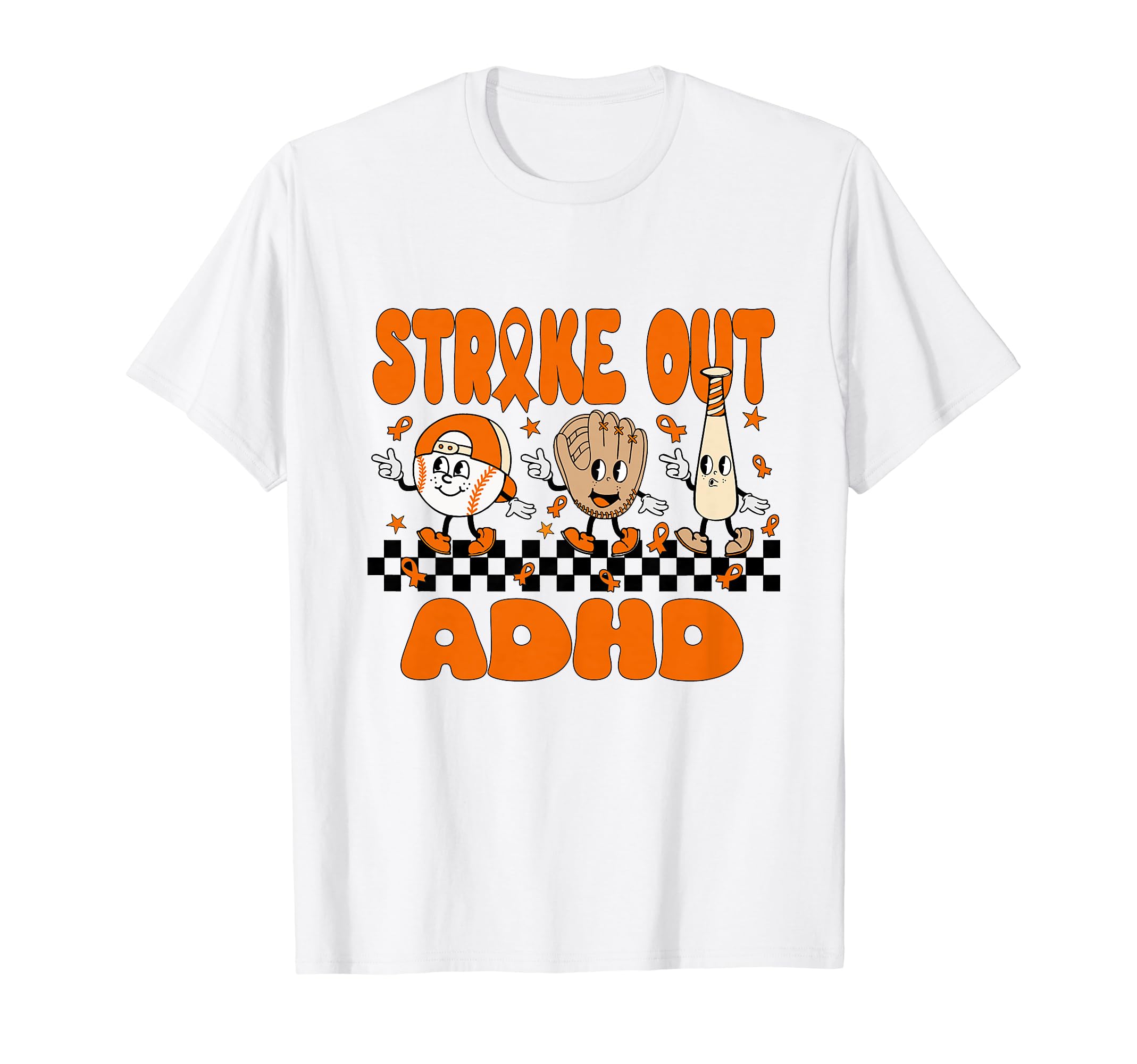Adhd Awareness Support Squad Strike T-Shirt - Fun Novelty Design Unisex - T-Shirt, Sweatshirt, Hoodie