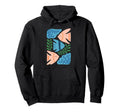 Fisher Aesthetic Fish Coral Boho Hoodie - Casual Everyday Wear for Adults - T-Shirt, Sweatshirt, Hoodie