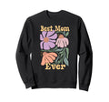 Supercute Love Her Floral Groovy Sweatshirt - Aesthetic Graphic Unisex - T-Shirt, Sweatshirt, Hoodie