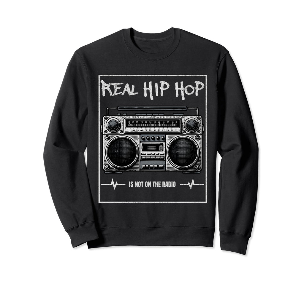 Graffiti Hip Hop Old School Sweatshirt - Novelty Apparel for Adults - T-Shirt, Sweatshirt, Hoodie