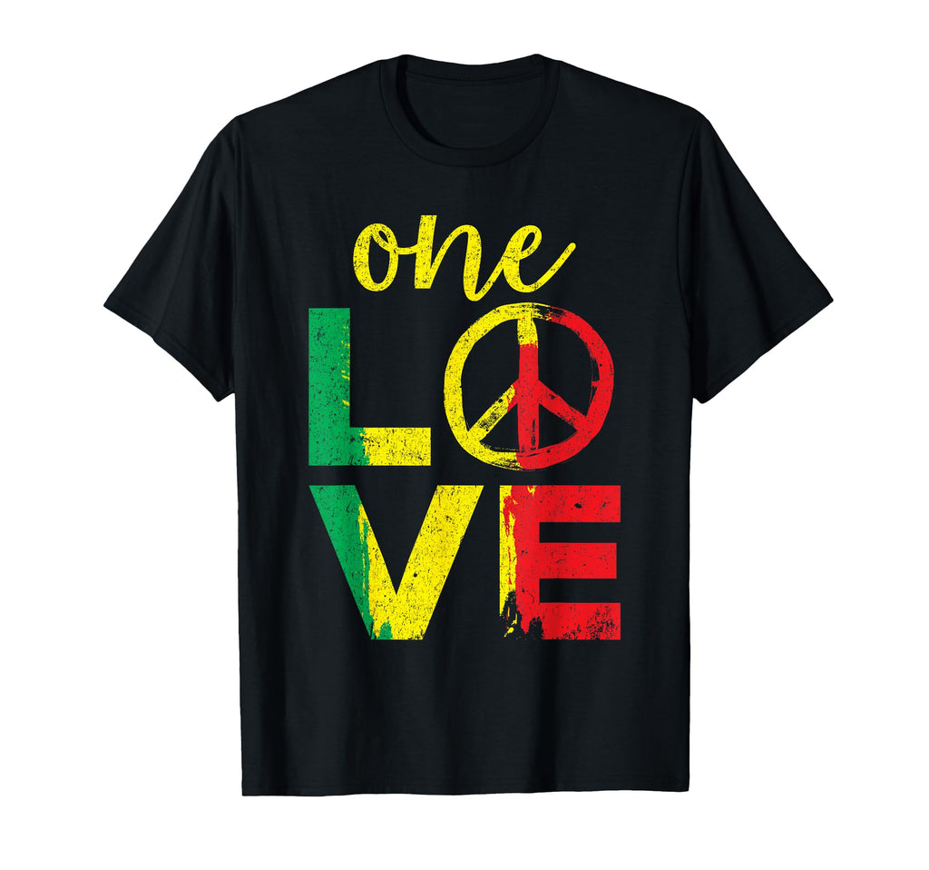 Jamaica Reggae Music Rasta Pride Peace Love T-Shirt - Trendy Graphic Unisex - T-Shirt, Sweatshirt, Hoodie