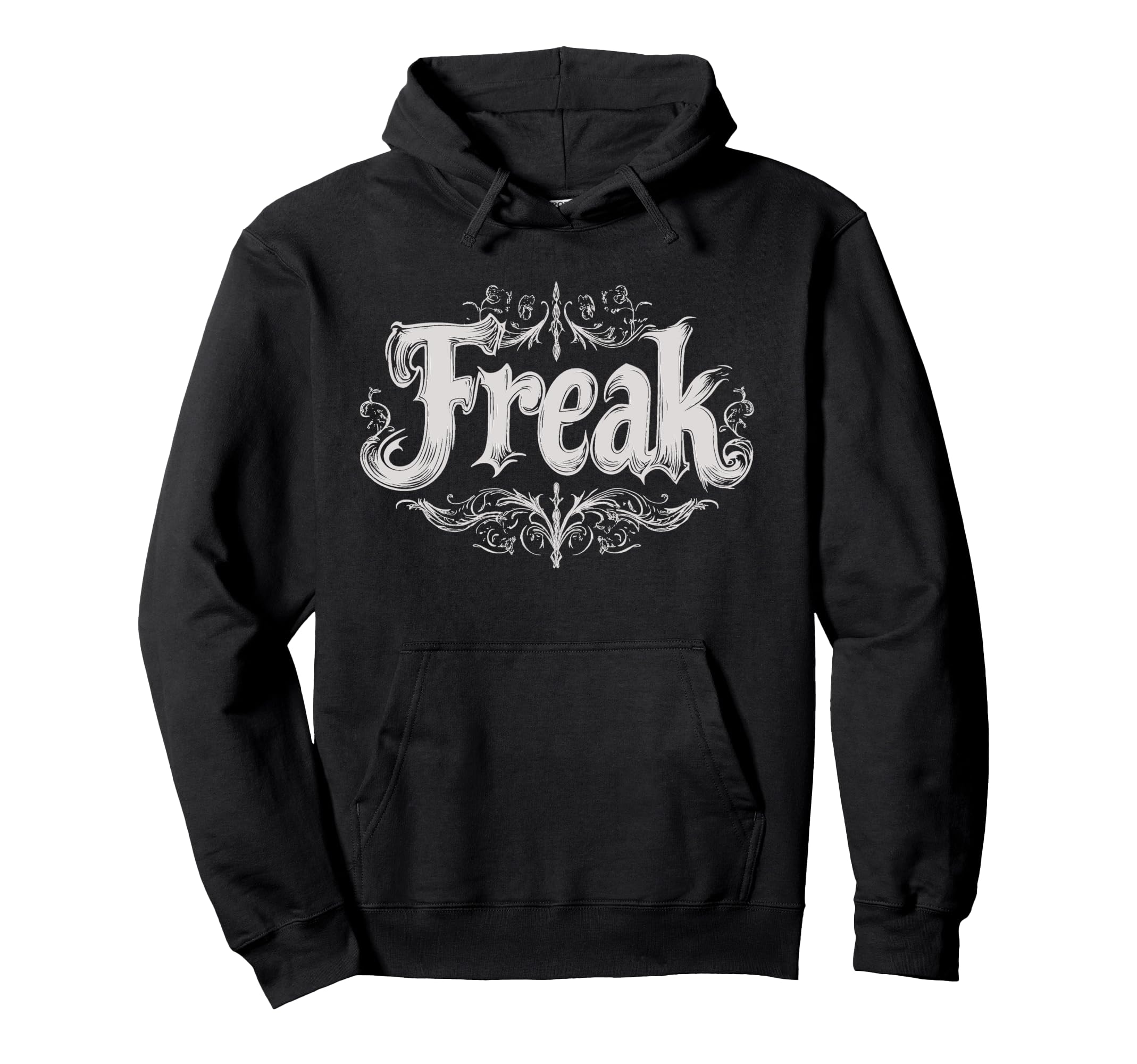 Freak Gothic Alt Grunge Hip Hop Y2K Hoodie - Custom Art Print for Adults - T-Shirt, Sweatshirt, Hoodie