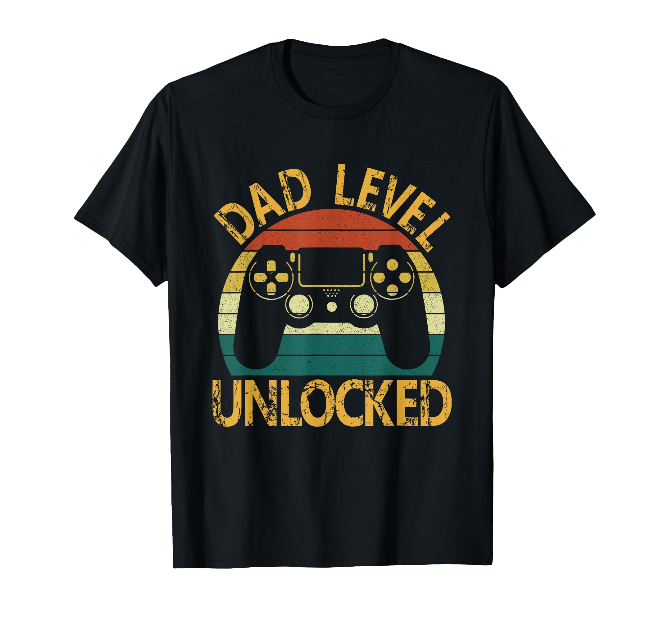 Dad Level Unlocked Video Gamer Fathers T-Shirt - Novelty Apparel Men Women - T-Shirt, Sweatshirt, Hoodie