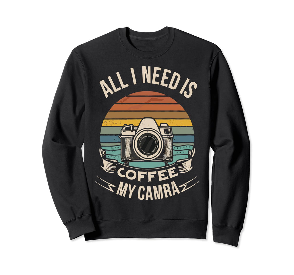 All I Need Is Coffee And My Sweatshirt - Minimalist Print for Adults - T-Shirt, Sweatshirt, Hoodie