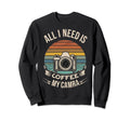All I Need Is Coffee And My Sweatshirt - Minimalist Print for Adults - T-Shirt, Sweatshirt, Hoodie