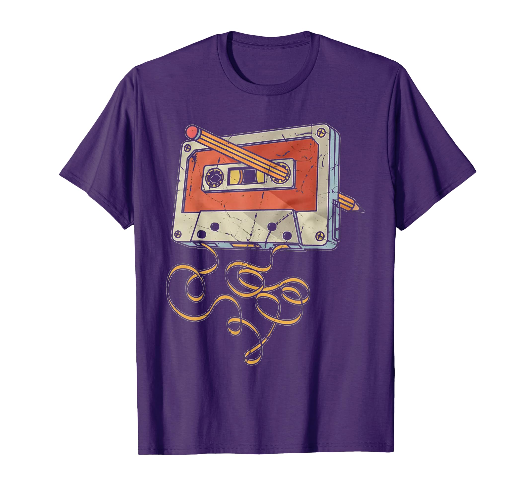 Cassette Tape Pencil 80S 90S Born T-Shirt - Casual Everyday Wear Men Women - T-Shirt, Sweatshirt, Hoodie