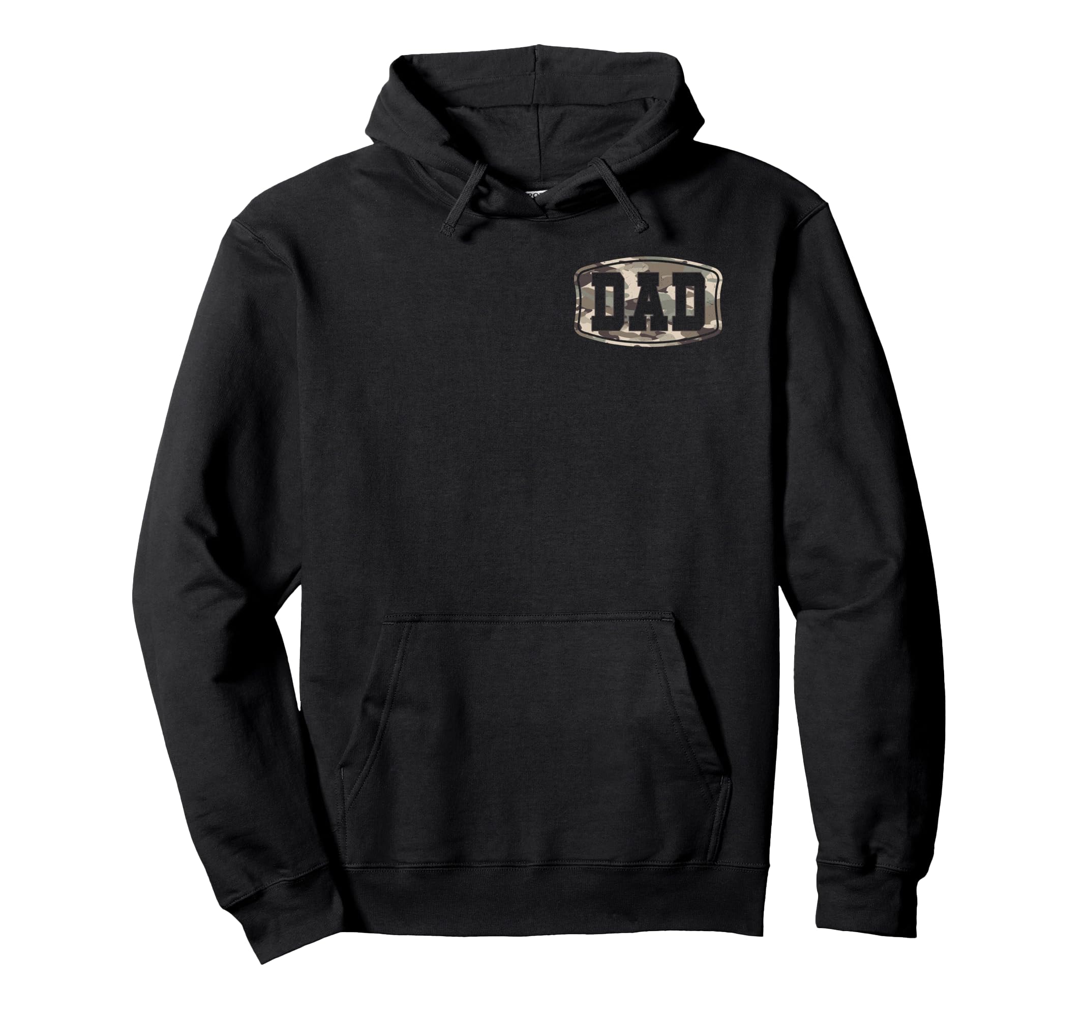 Old School Camo Dad Pocket Camouflage Hoodie - Novelty Apparel Men Women - T-Shirt, Sweatshirt, Hoodie